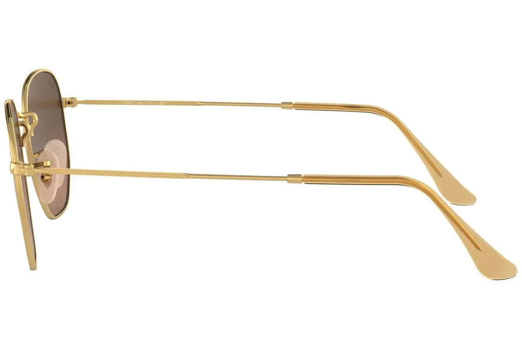 Ray-Ban Hexagonal Flat Lenses RB3548N 9124/43 – Gold Blue Gradient