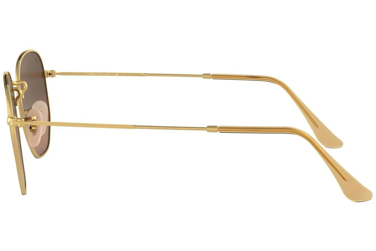 Ray-Ban Hexagonal Flat Lenses RB3548N 9124/43 – Gold Blue Gradient