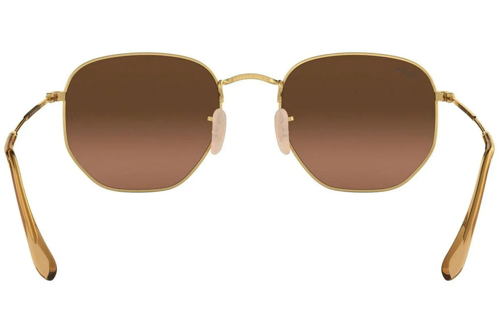 Ray-Ban Hexagonal Flat Lenses RB3548N 9124/43 – Gold Blue Gradient