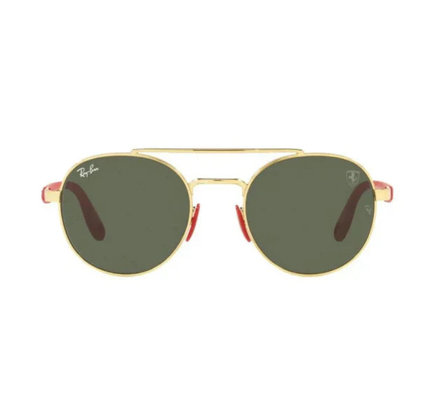 Ray-Ban Ferrari RB3696M F02971 51mm Polarized – Black Green Polarized
